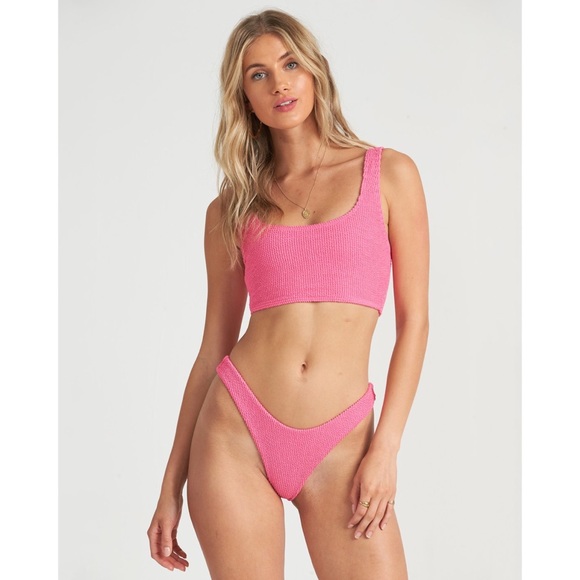 Billabong Pink Hike Bikini Bottom 👙 - Picture 2 of 7